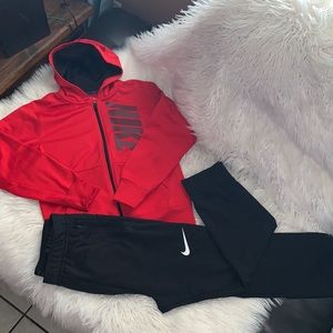 Nike Dry for hoodie jacket jogger pants sz m/l